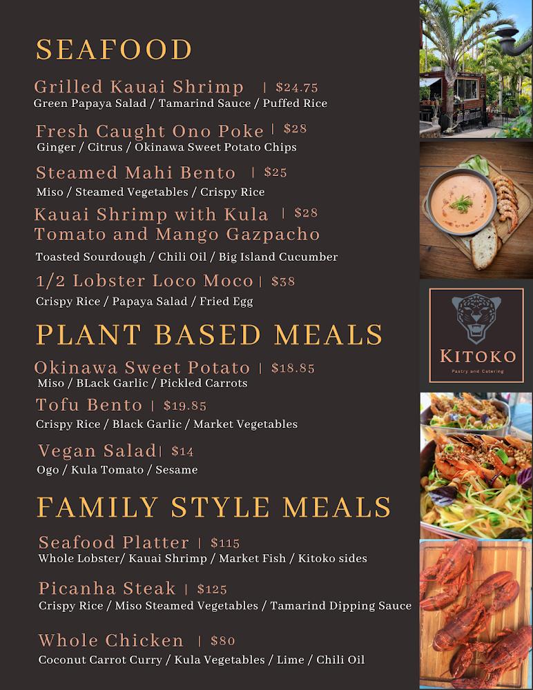 Kitoko Maui Menu image 2