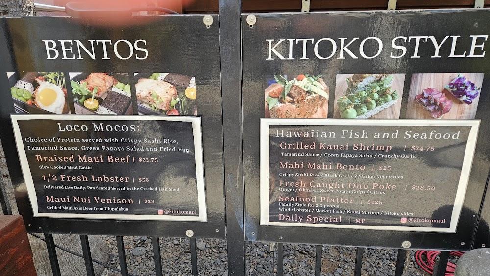 Kitoko Maui Menu image 3